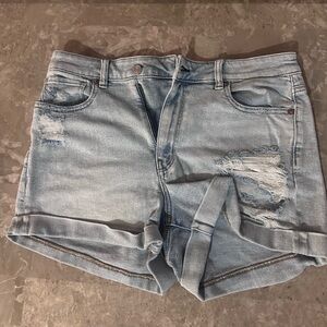 American Eagle Outfitters Light Blue Jean Shorts